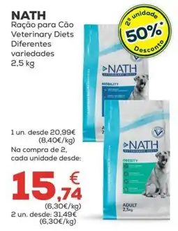 Kiwoko Ração para Cão Nath Veterinary Diets promoção