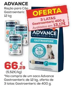 Kiwoko Advance ração para cão gastroenteric promoção