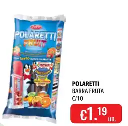 Central Cash polaretti barra fruta promoção