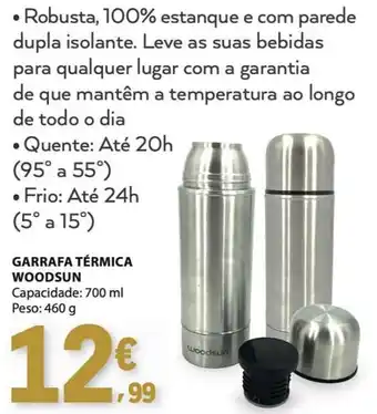 E.Leclerc Garrafa térmica woodsun promoção
