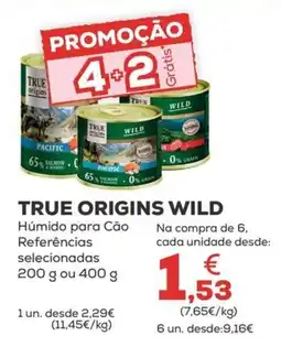 Kiwoko true origins wild húmido para cão promoção
