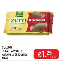 Central Cash Gullón bolacha waffer karamel / specullos promoção
