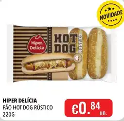 Central Cash Pão hot dog rústico promoção