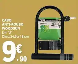 E.Leclerc Cabo anti-roubo woodsun promoção
