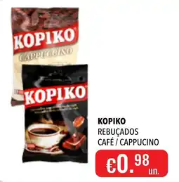 Central Cash Kopiko rebuçados café / cappuccino promoção