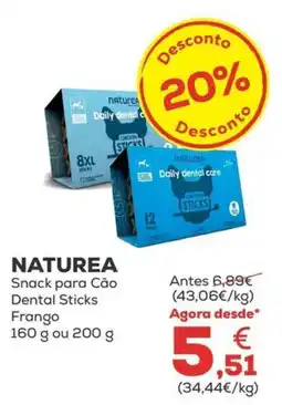 Kiwoko Naturea Snack para Cão Dental Sticks Frango promoção