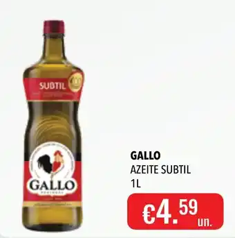 Central Cash Gallo azeite subtil promoção