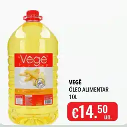 Central Cash Vege óleo alimentar promoção