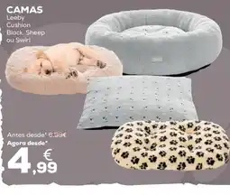 Kiwoko Camas leeby cushion black, sheep ou swirl promoção