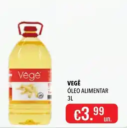 Central Cash Vege óleo alimentar promoção