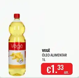 Central Cash Vege óleo alimentar promoção