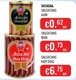 Central Cash Sicasal salsichas hot dog promoção