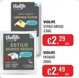 Central Cash Violife estilo grego promoção