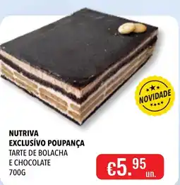 Central Cash Nutriva exclusivo poupança tarte de bolacha e chocolate promoção