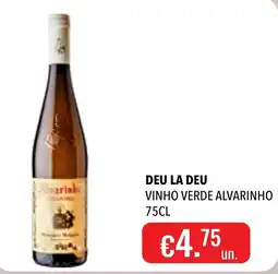 Central Cash deu la deu vinho verde alvarinho promoção