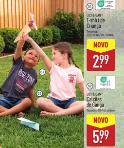 ALDI LILY & DAN T-shirt de Criança promoção