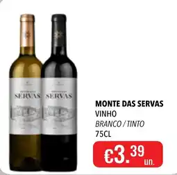 Central Cash monte das servas vinho branco / tinto promoção