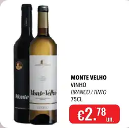 Central Cash Monte Velho vinho branco / tinto promoção