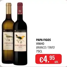 Central Cash Papa Figos vinho branco / tinto promoção