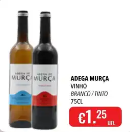 Central Cash Adega Murça vinho branco / tinto promoção