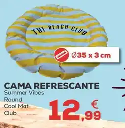 Kiwoko The beach club cama refrescante promoção