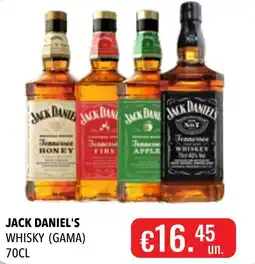 Central Cash jack daniel's whisky (gama) promoção