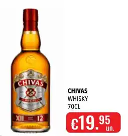 Central Cash Chivas whisky promoção