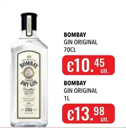 Central Cash Bombay gin original promoção