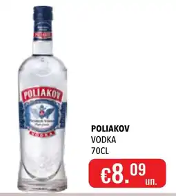 Central Cash poliakov vodka promoção