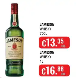 Central Cash Jameson whisky promoção