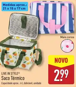 ALDI LIVE IN STYLE Saco Térmico promoção