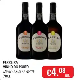 Central Cash Ferreira vinho do porto tawny / ruby / white promoção