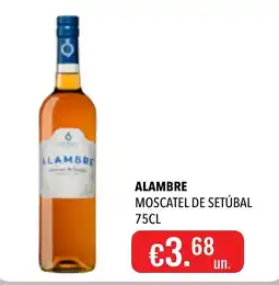 Central Cash Alambre moscatel de setúbal promoção