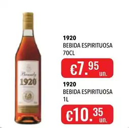 Central Cash Brandy 1920 promoção