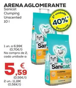 Kiwoko arena aglomerante sanicat clumping unscented promoção