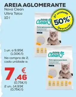 Kiwoko Areia aglomerante nova clean ultra talco promoção