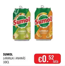 Central Cash Sumol laranja / ananás promoção