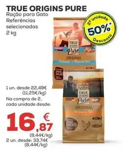 Kiwoko true origins pure ração para gato promoção