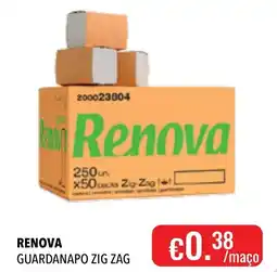 Central Cash Renova guardanapo zig zag promoção