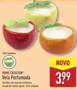 ALDI HOME CREATION Vela Perfumada promoção