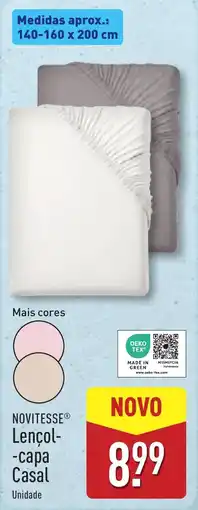 ALDI NOVITESSE Lençol-cара Casal promoção