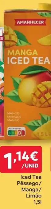 Amanhecer Amanhecer Iced Tea Pêssego/Manga/Limão promoção