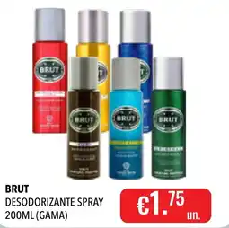 Central Cash brut desodorizante spray promoção