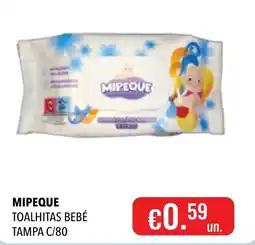 Central Cash Mipeque toalhitas bebé promoção