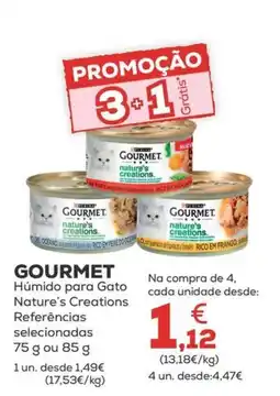 Kiwoko Gourmet húmido para gato nature's creations promoção