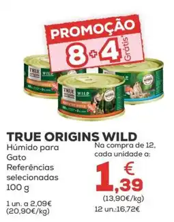 Kiwoko true origins wild húmido para gato promoção