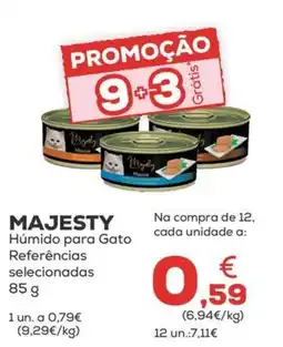 Kiwoko Majesty Húmido para Gato promoção
