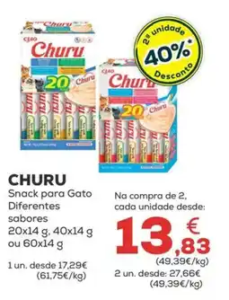 Kiwoko Churu Snack para Gato promoção
