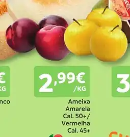 Amanhecer Ameixa Amarela Cal. 50+/ Vermelha Cal. 45+ promoção