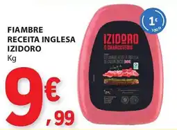 E.Leclerc Fiambre receita inglesa izidoro promoção